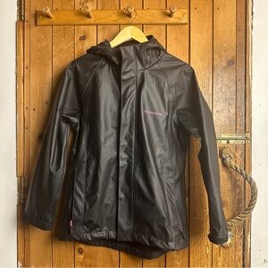 Grundens Neptune Black Waterproof Jacket with Hood Women’s Size Small